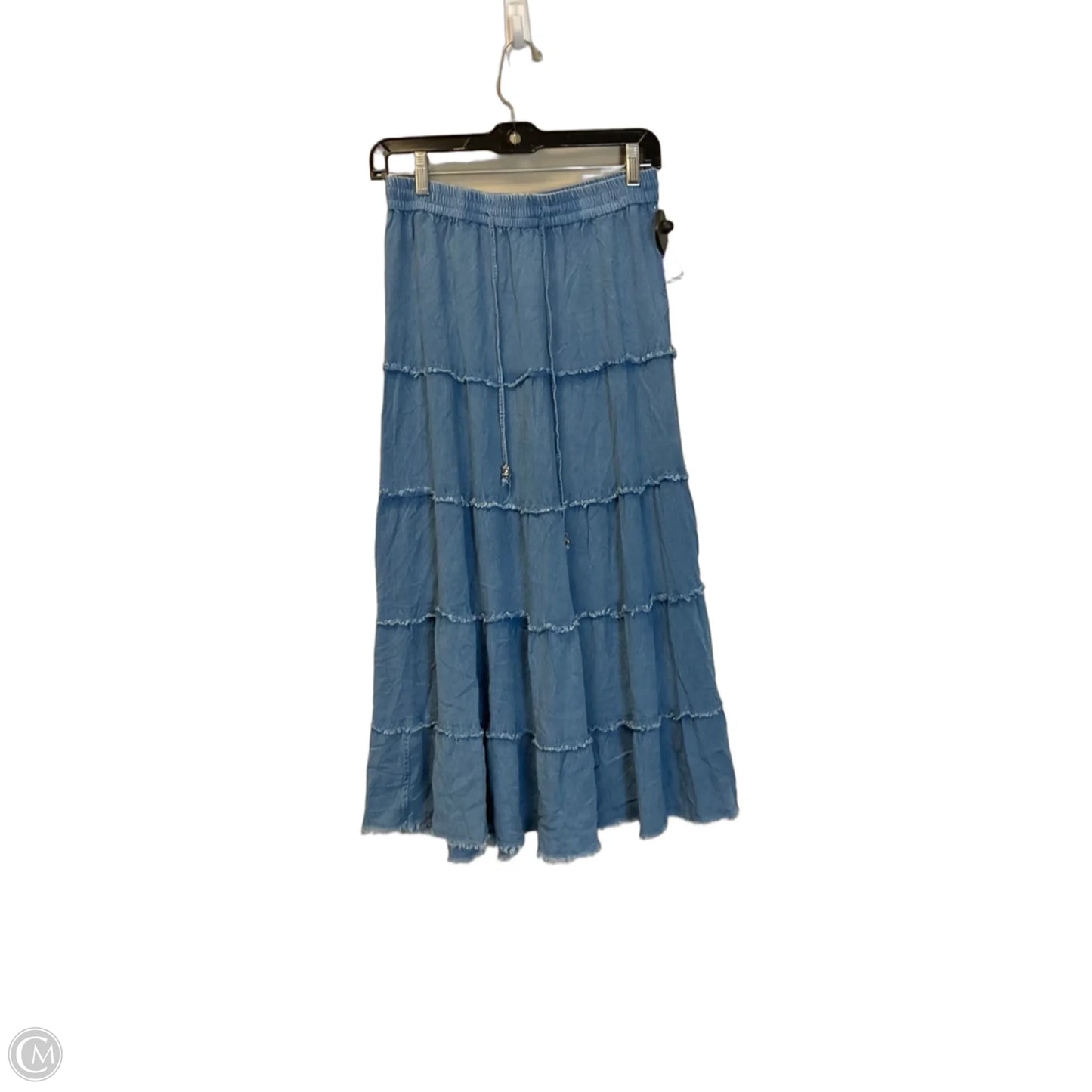 Skirt Maxi By Cato In Blue Denim, Size: Xs