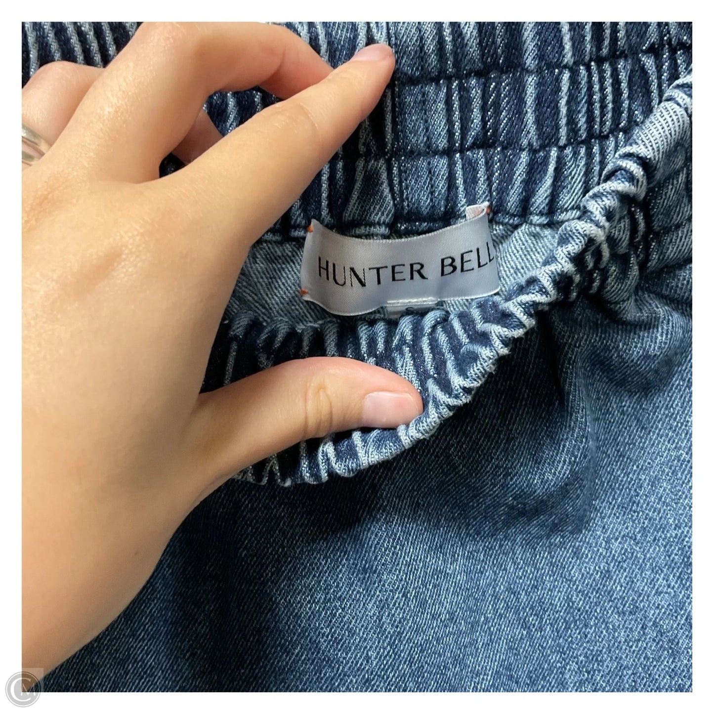 Shorts By Hunter Bell In Blue Denim, Size: S