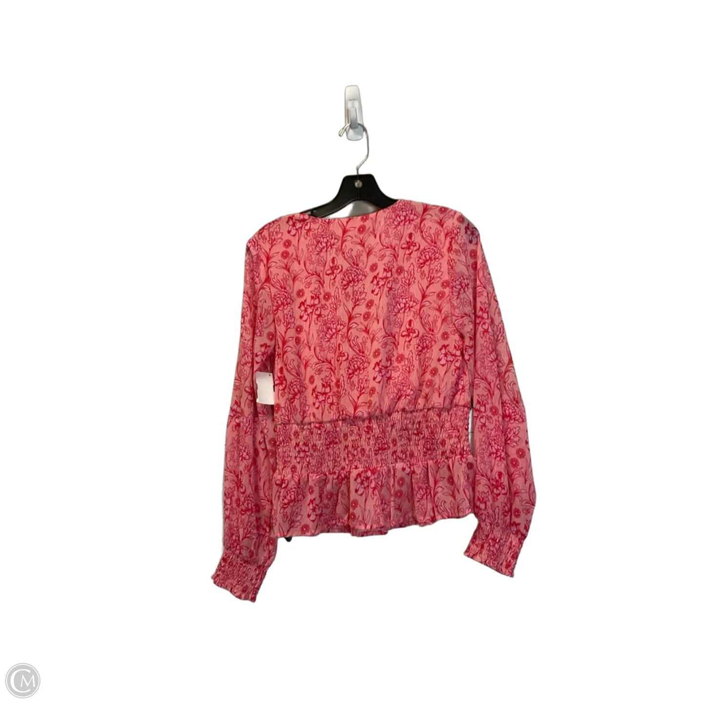 Top Long Sleeve By Japna In Pink, Size: S
