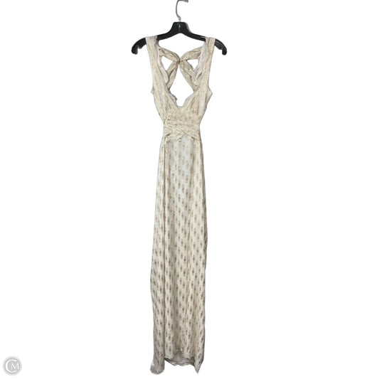 Dress Party Long By Free People In Gold, Size: 6