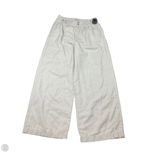 Pants Wide Leg By Madewell In Beige, Size: 0p