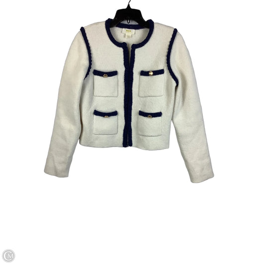 Sweater Cardigan By Maeve In Blue & White, Size: S