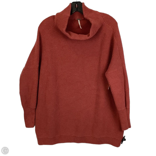 Sweater By Free People In Orange, Size: Xs