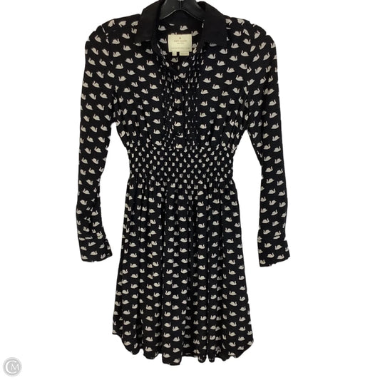 Dress Designer By Kate Spade In Black & White, Size: Xxs