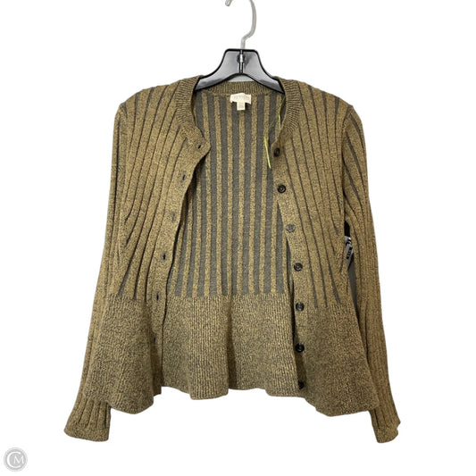 Sweater Cardigan By Cmb In Green, Size: M