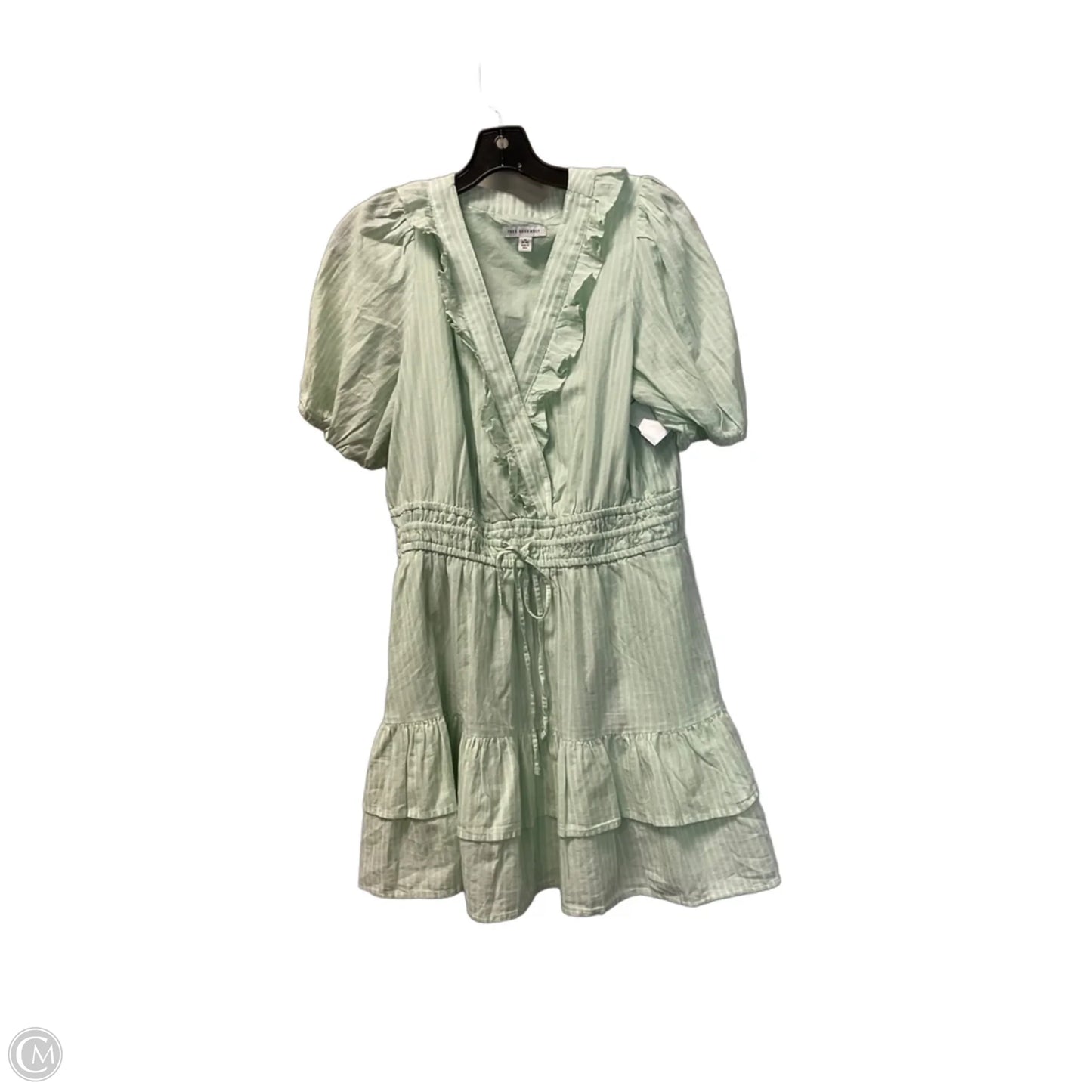 Dress Casual Short By Free Assembly In Green & White, Size: M