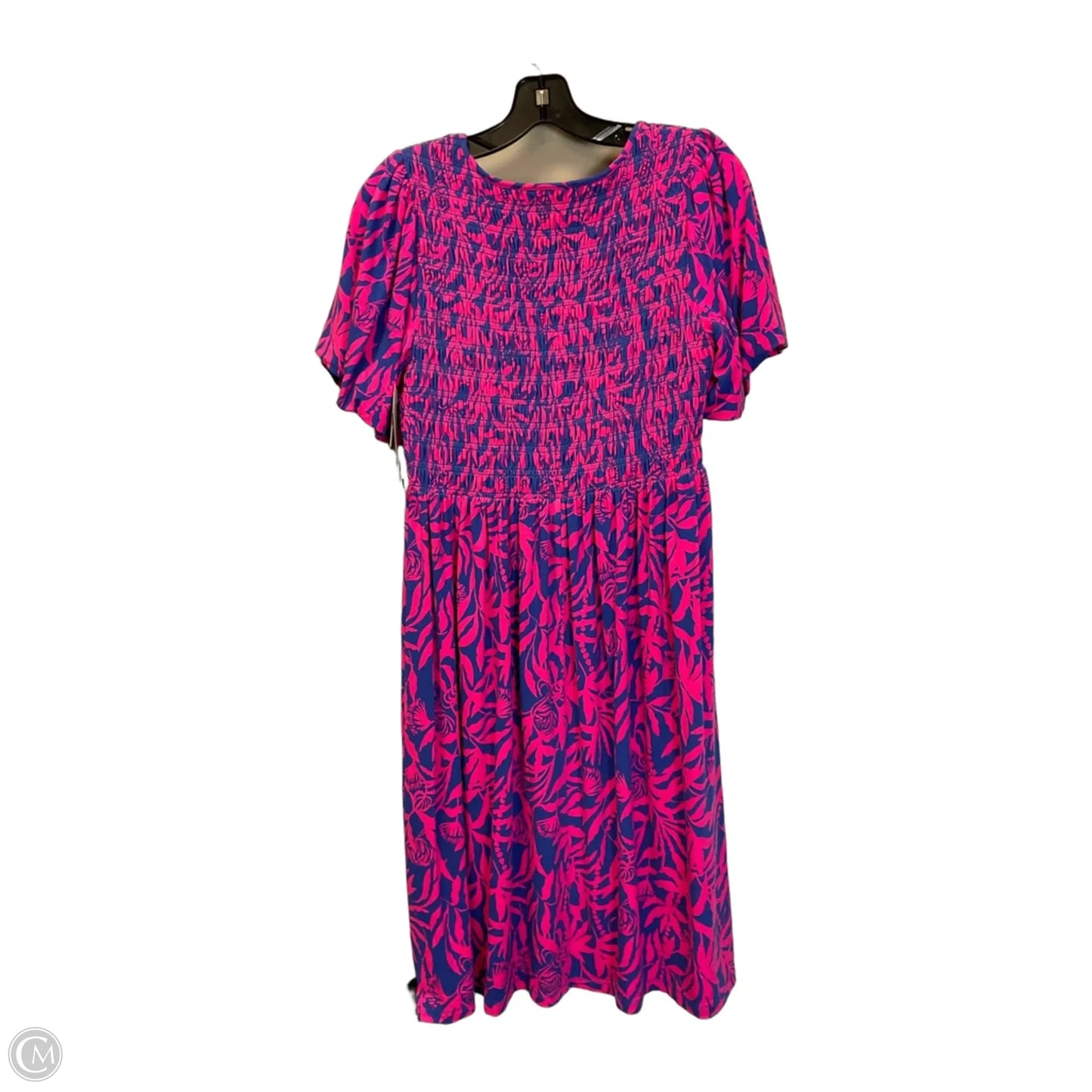 Dress Designer By Lilly Pulitzer In Blue & Pink, Size: S