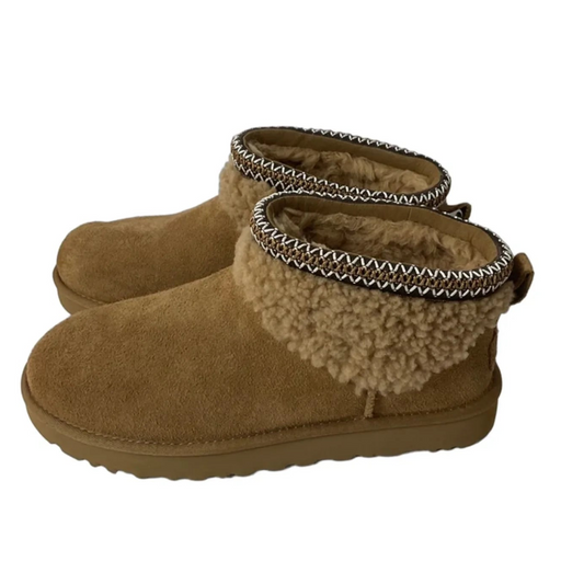 Boots Designer By Ugg In Tan, Size: 9