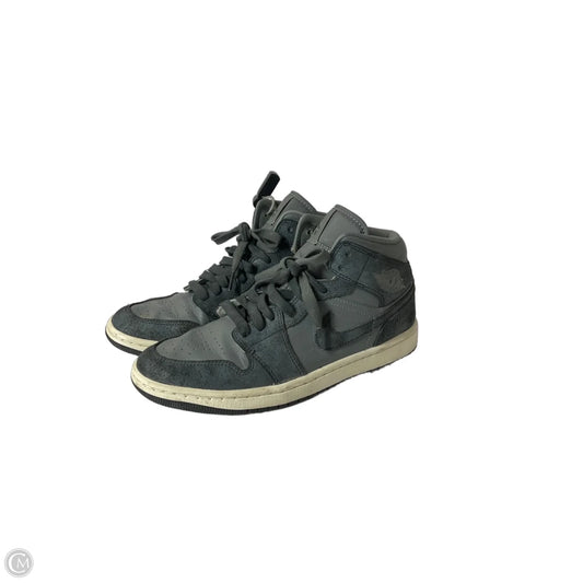 Shoes Luxury Designer By Jordan In Grey, Size: 9