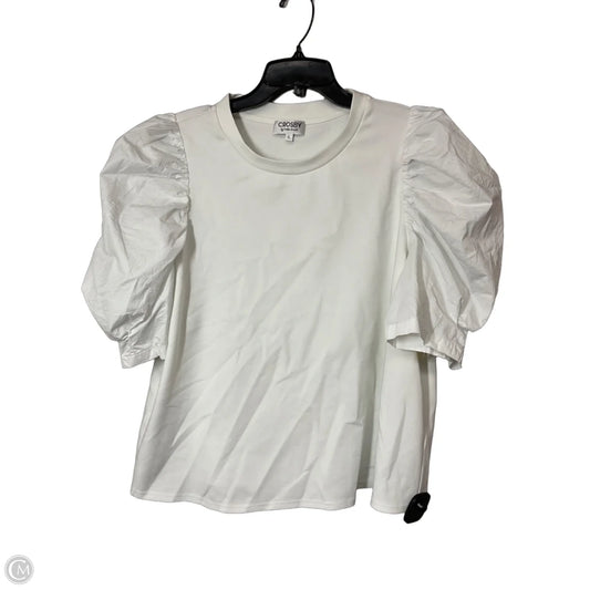 Top Short Sleeve By Crosby In White, Size: Xl