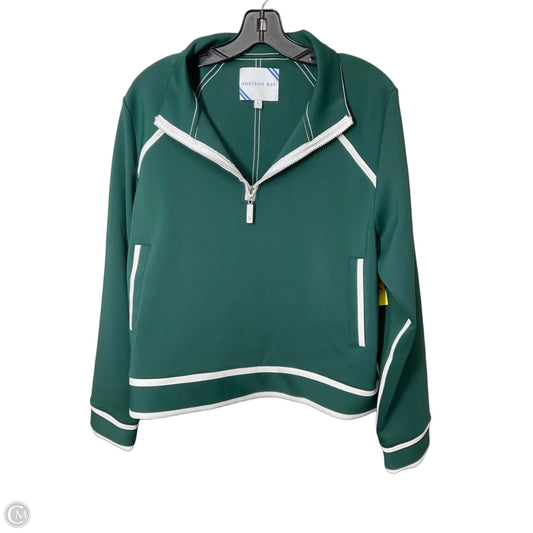 Athletic Jacket By Addison Bay In Green, Size: L