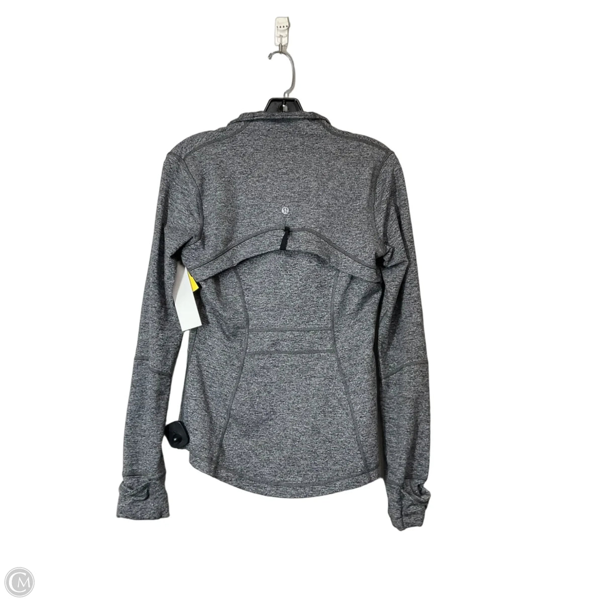 Athletic Jacket By Lululemon In Grey, Size: 8