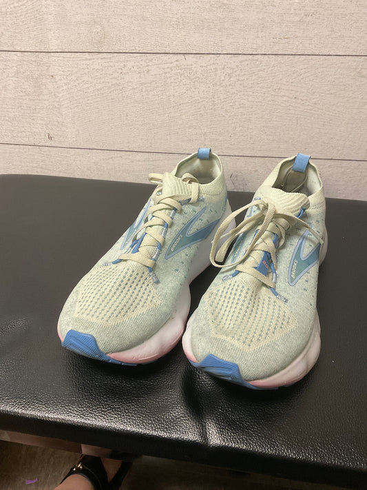 Shoes Athletic By Brooks In Green, Size: 8