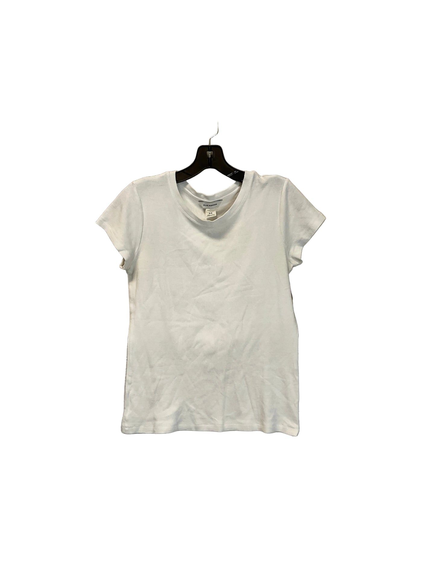 Top Short Sleeve Basic By Club Monaco In White, Size: M