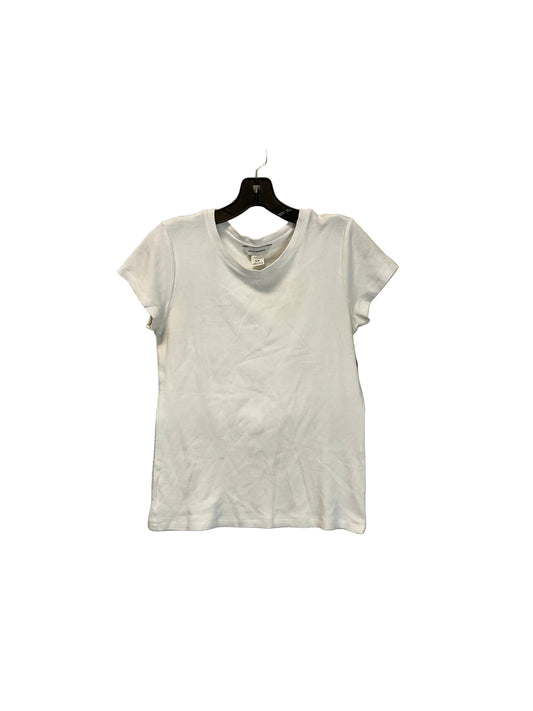 Top Short Sleeve Basic By Club Monaco In White, Size: M