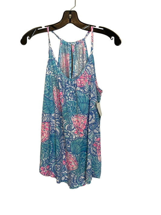 Top Sleeveless Designer By Lilly Pulitzer In Blue, Size: Xs