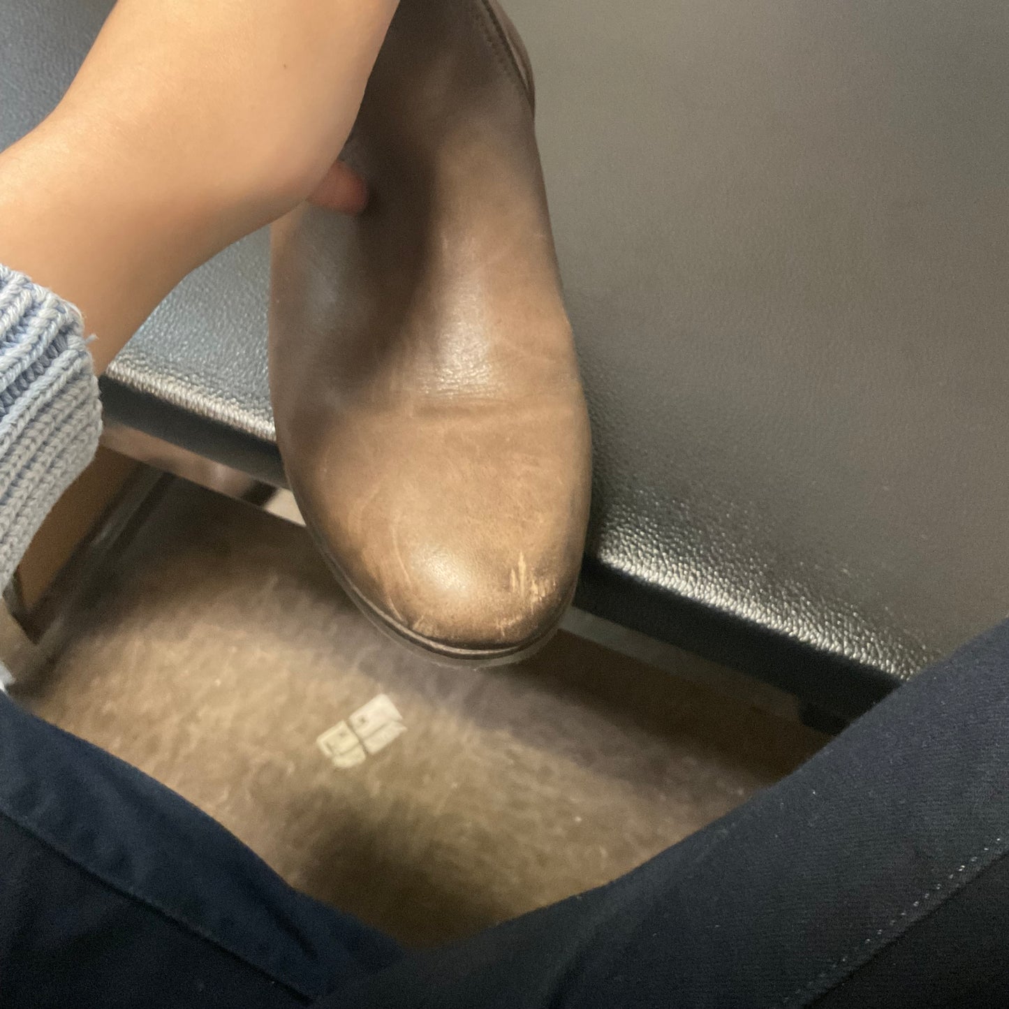 Boots Leather By Bussola In Brown, Size: 6.5